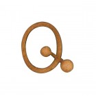APLIQUE LETRA COUNTRY Q - (M)